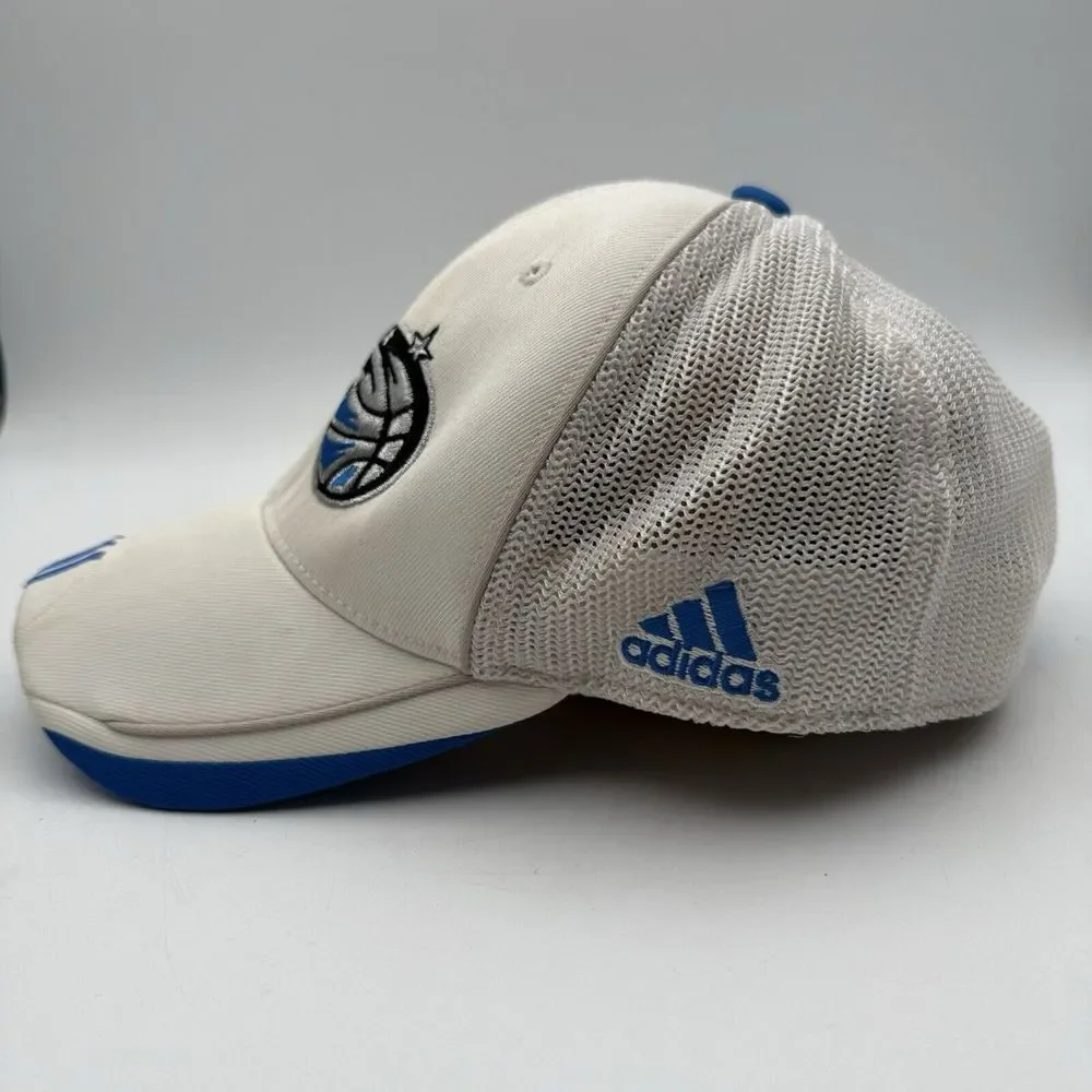 Adidas‎ Climalite NBA Orlando Magic Fitted Men's Hat Cap White Logo Size S/M